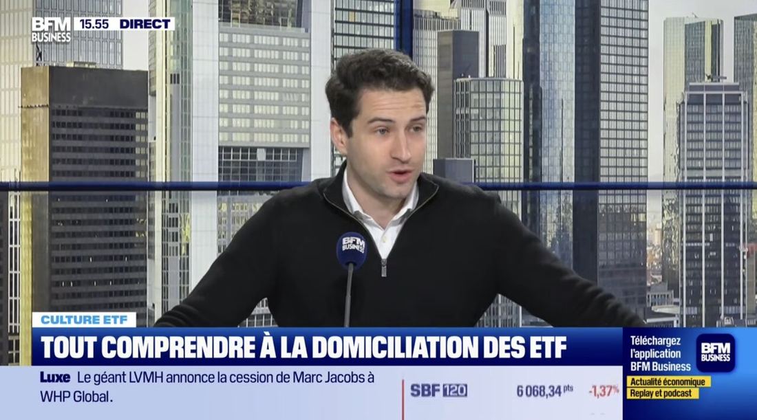 Nicolas live on BFM Business, ETF segment
